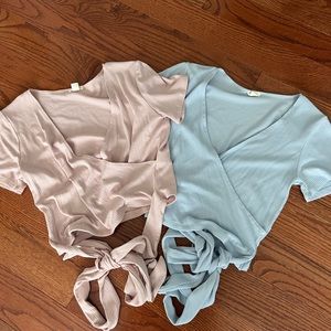 Two Garage Crop Wrap Around Top